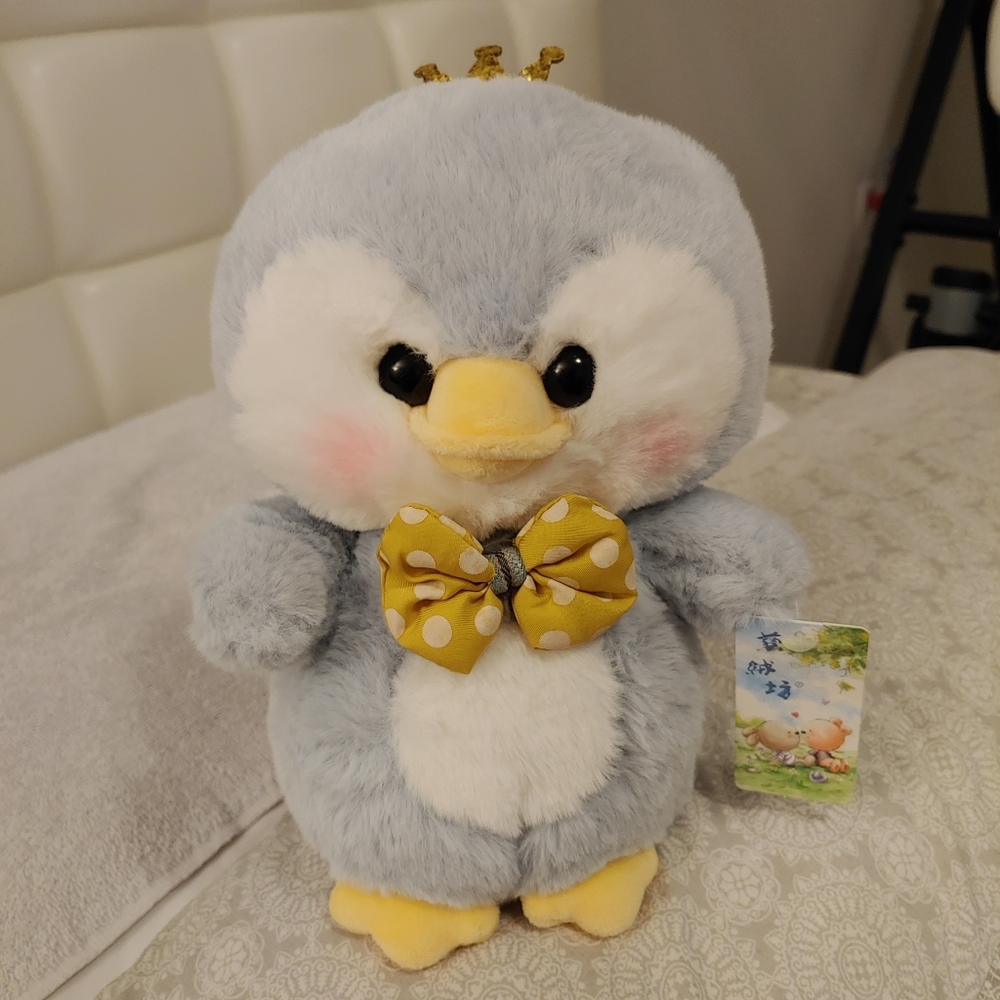 Cute Penguin Plushie Blue 25cm